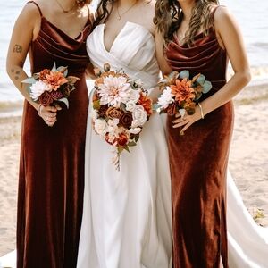 Reverly Terracotta Skye Bridesmaids Dress